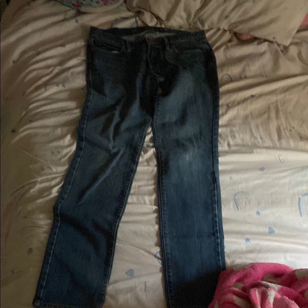 Abercrombie & Fitch Straight Leg Blue Jeans